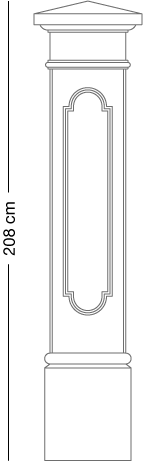 Betonpfosten System 1018/05